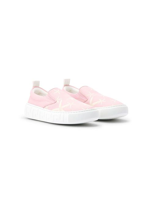 Versace Kids Stella Marina スリッポンスニーカー - ピンク