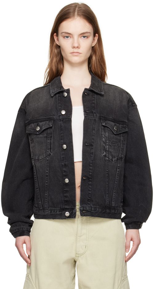 Rhude SSENSE Exclusive Black Denim Jacket