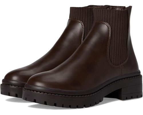 Hazzel Boots Kids Brown Memory Foam Ankle Chelsea JOBB1284