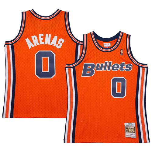 Men's Gilbert Arenas Orange Washington Bullets 2004/05 Hardwood Classics Swingman Jersey