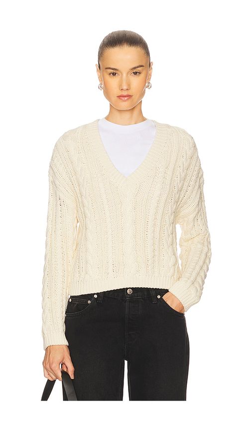 Stitches & Stripes Phoebe Pullover in Ivory. XS. Also in L, M