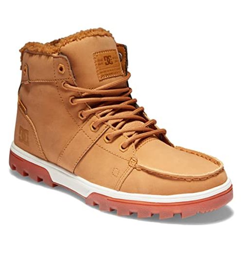 DC Men's Woodland Cold Weather Casual High Top Shoe Snow Boot Fashion BLACK/GUM