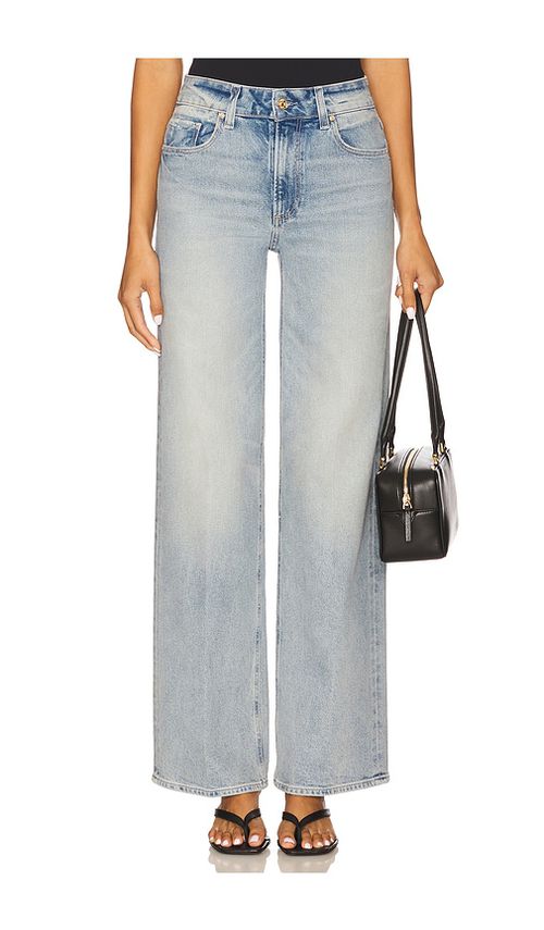 PAIGE Sasha Wide Leg Jeans in Reunion Distressed.  34 also in 24, 25, 26, 27, 28, 29, 30, 31