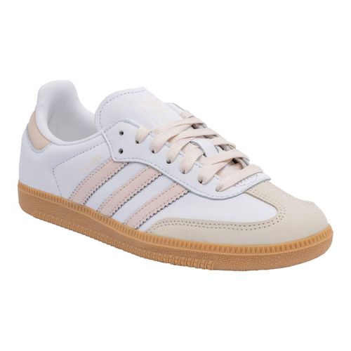 WOMENS SAMBA OG SNEAKERS - White/Pink M9.5/W10.5:- M9.5/W10.5