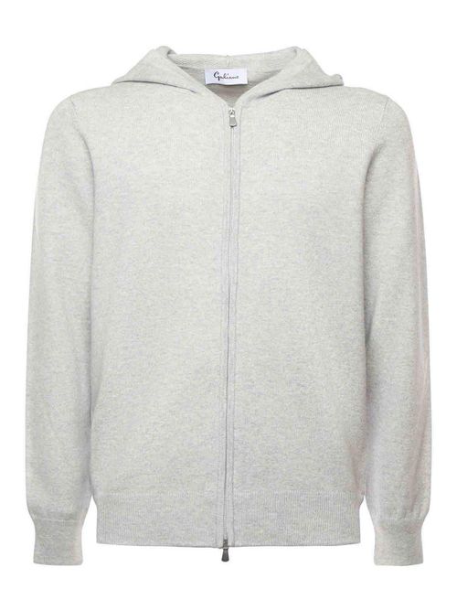 Wool And Cashmere Zip-Up Sweatshirt
