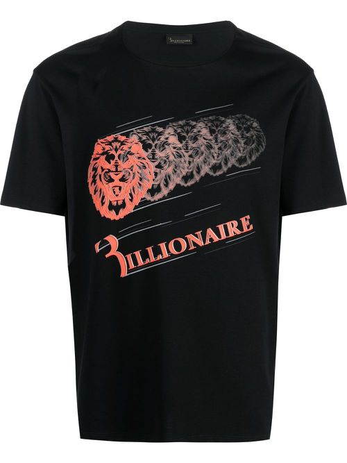 Logo-print cotton T-shirt - Black