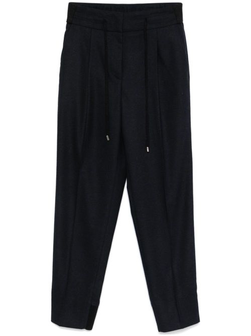 Flannel trousers - Blue