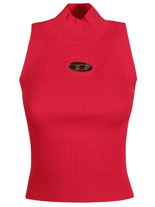 Logo Ribbed Tank Top