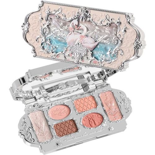 Flower Knows Swan Ballet Series Six-Colour Makeup Palette 01 White