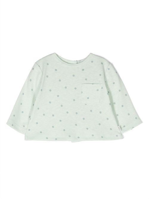 Teddy patch pcoket blouse - Green