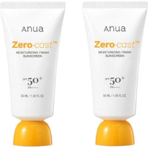 ANUA - Zero-Cast Moisturizing Finish Sunscreen - set