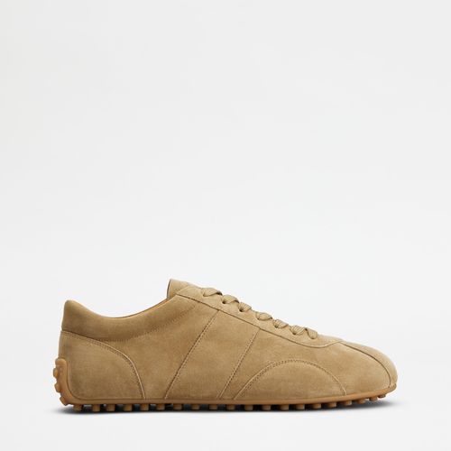 Tods Tod's - T Marathon Sneakers in Suede, BEIGE, - Shoe