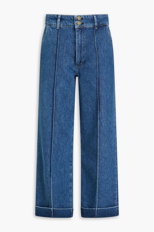 70s high-rise straight-leg jeans