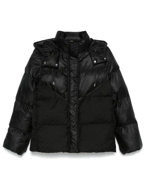 Monogram puffer jacket - Black
