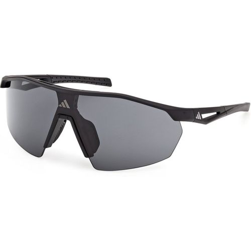 Adidas Sport Unisex Adidas Sport SP0116 ANEMOS LIGHT S 02A Gafas de sol Inyectado Negro Fumar Máscara Norma