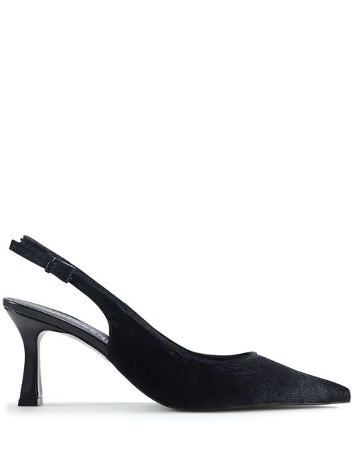 70mm Emilia sling back pumps - Black