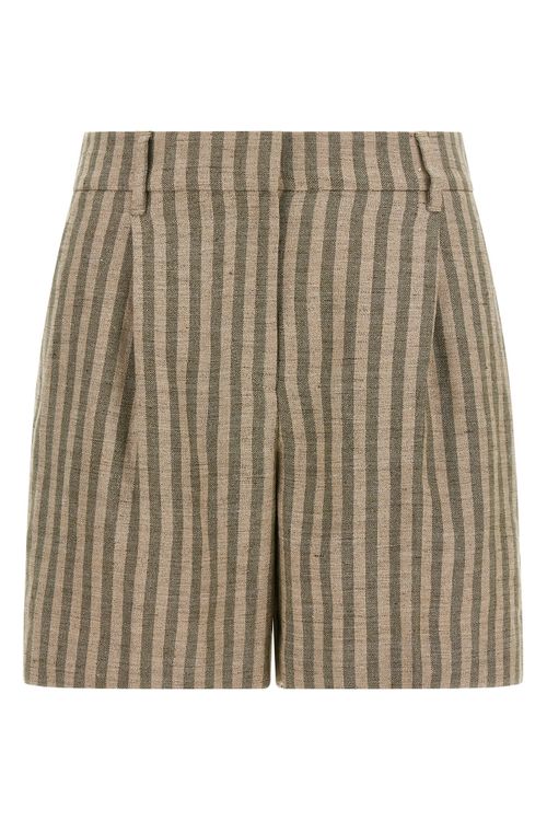 Striped Bermuda Shorts