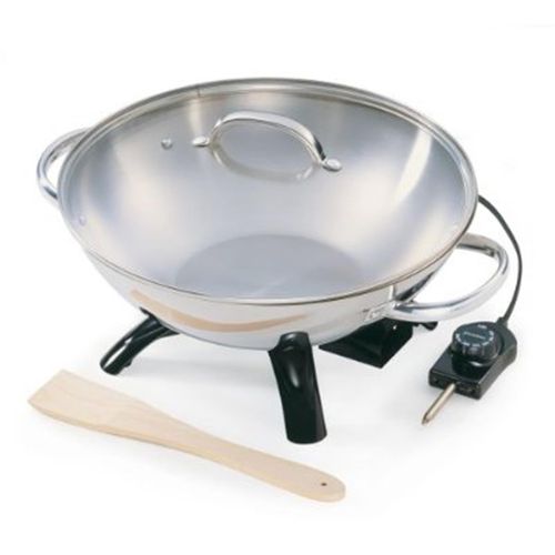 05900 1500-Watt Stainless-Steel Electric Wok