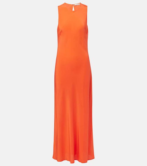 Valencia silk maxi dress
