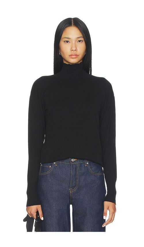 ALL THE WAYS Clarke Turtleneck Sweater in Black. M also in L