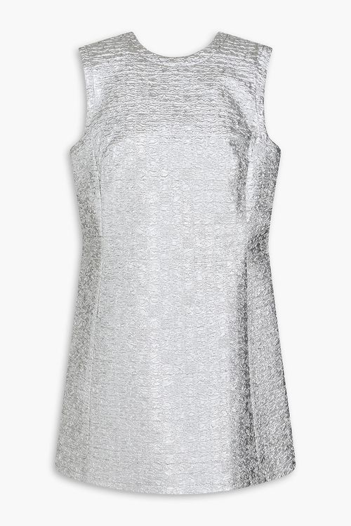 Emmy metallic cloqué mini dress - Metallic - UK 14