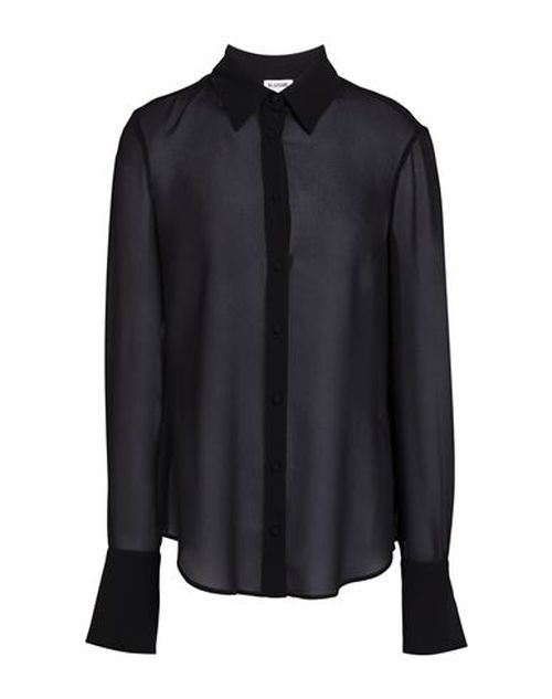 Woman Shirt Black Size 8 Polyester