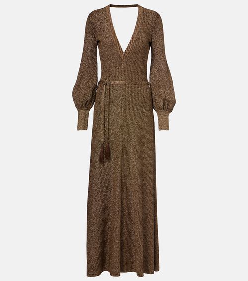 Open-back maxi dress