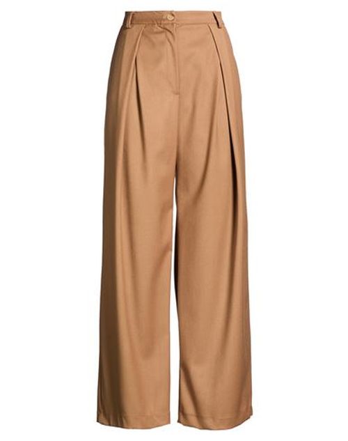 Woman Pants Camel Size 8 Polyester, Viscose, Elastane