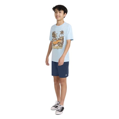 Hybrid Short Navy 7:- Navy - Online Only