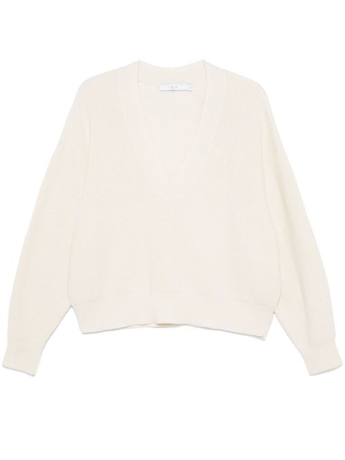 V-neck sweater - Neutrals