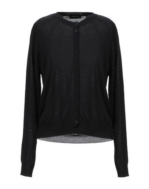Woman Cardigan Black Size S Cotton