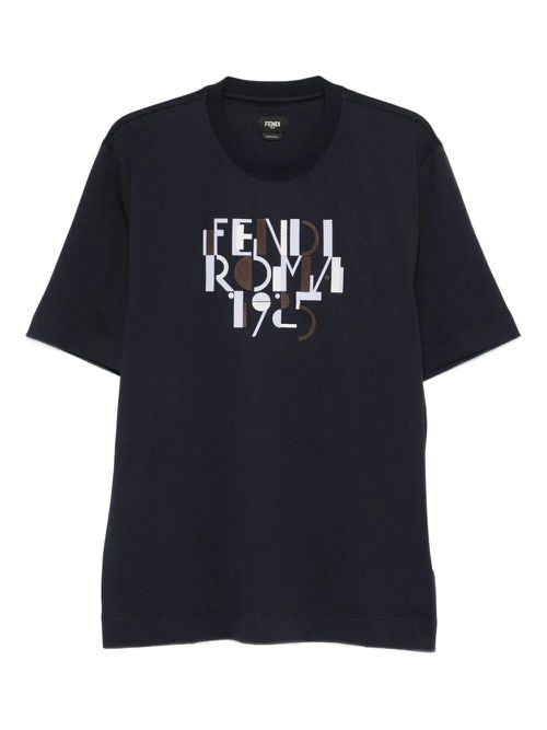 Roma 1925 Print Cotton T-Shirt
