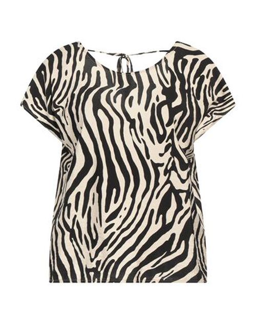 Woman Top Ivory Size S Viscose, Nylon