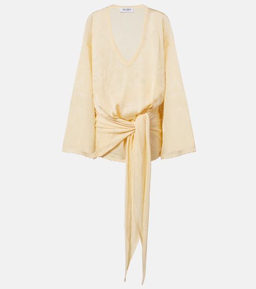 Open-knit minidress