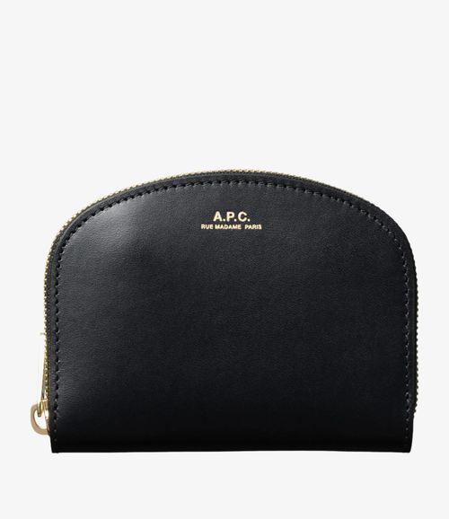 Demi-Lune compact wallet Black