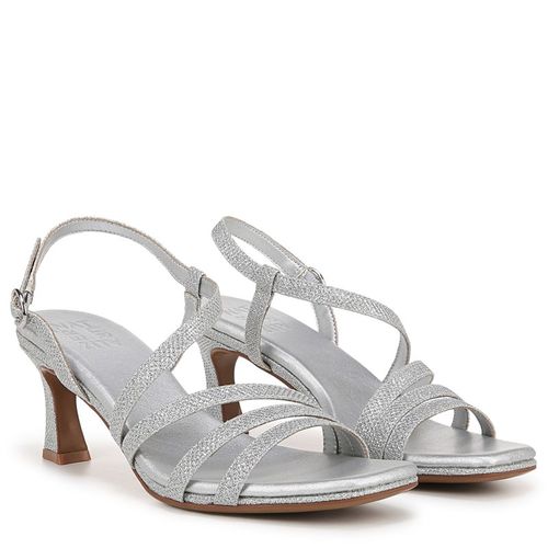 Naturalizer | Women's Galaxy Dress Sandals (Silver Faux Leather) | Realry
