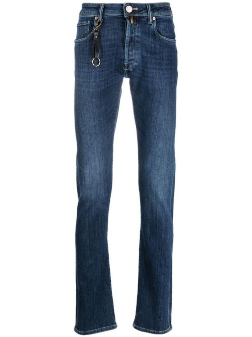 High-rise skinny jeans - Blue
