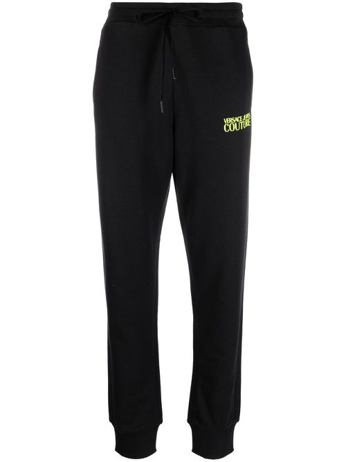 Logo-print track pants - Black