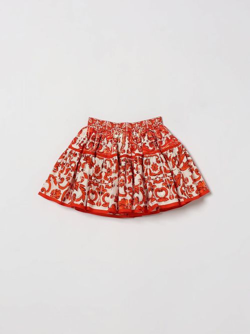 Skirt Kids color Orange