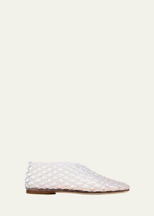 Mara Rubber Mesh Ballerina Flats