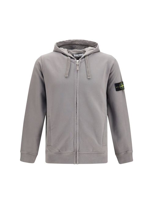 Cotton Zip Hoodie Sweatshirt — Gray