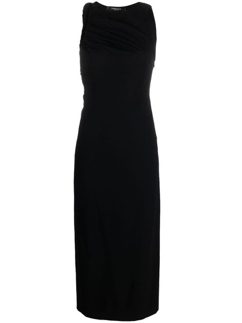 Cut-out detail dress - Black
