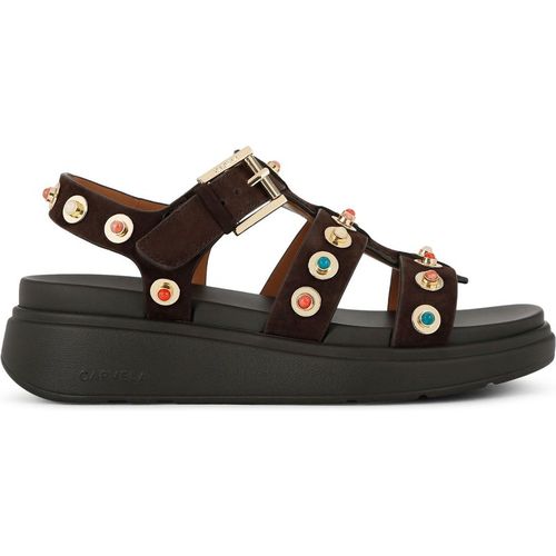 Carvela Womens Suede Amalfi Flatform Sandals - Brown