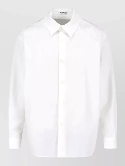 Auralee - long sleeve shirt casual style button