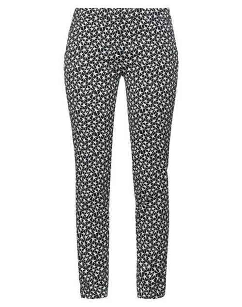 Woman Pants Black Size 2 Cotton, Polyamide, Elastane