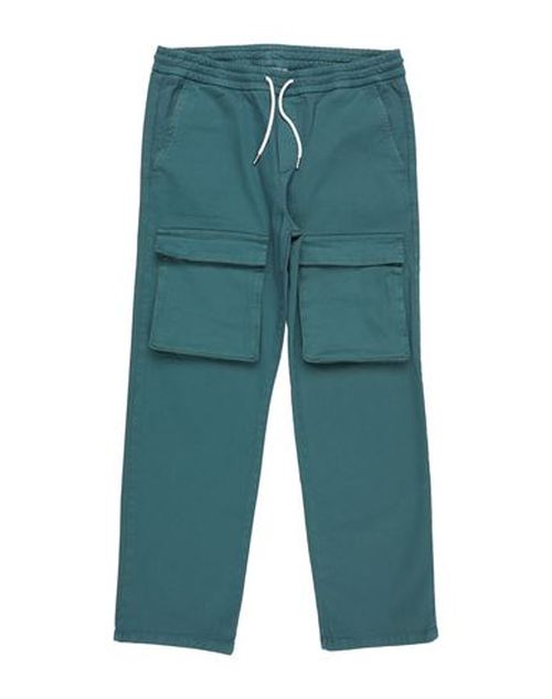 Kid Boy Pants Deep teal Size 10 Cotton, Elastane