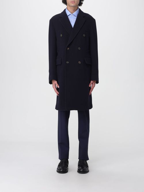 Coat Men color Blue