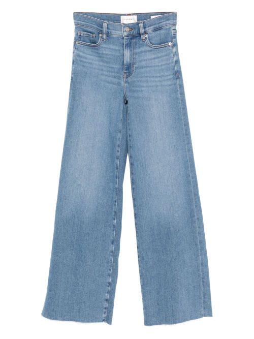 Le Slim Palazzo Jeans — Blue