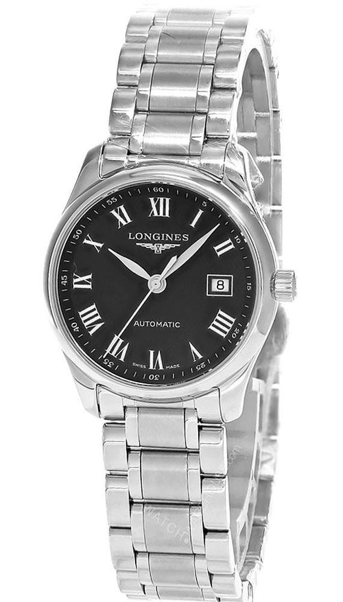 LONGINES Master Collection Automatic 29MM Black Dial Women's Watch L2.257.4.51.6 / L22574516