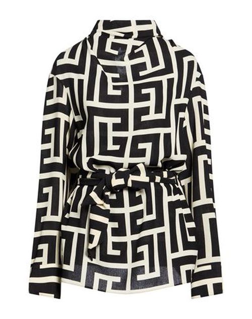 Woman Top Black Size 6 Virgin Wool